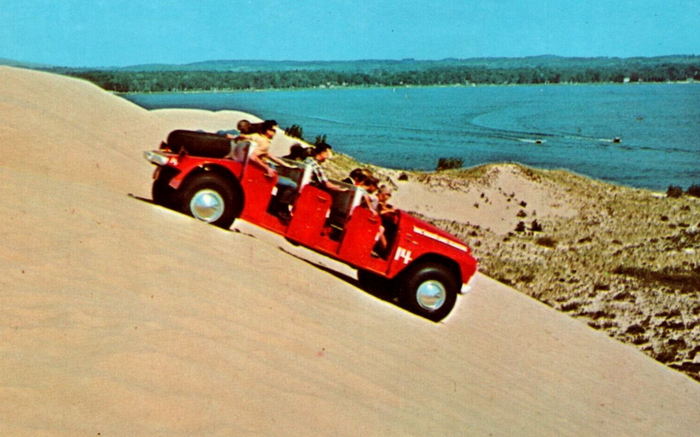 Mac Woods Dune Rides - Postcard (newer photo)